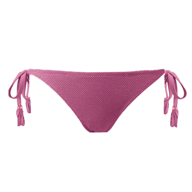 Image for Women's Mesh-Metallic Bikini Bottom,Purple