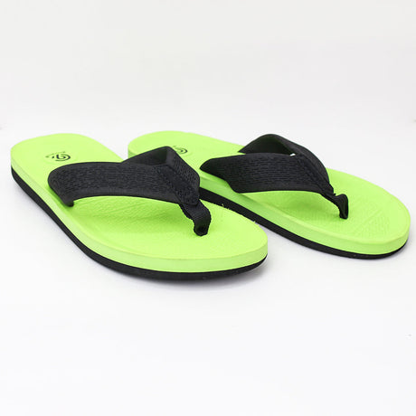 Image for Kids Boy Textile One Finger Slippers,Neon Green
