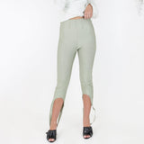 Image for Women's Bandage Stirrup Legging,Light Green