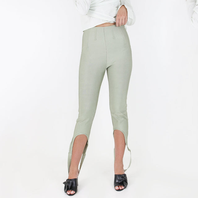 Image for Women's Bandage Stirrup Legging,Light Green