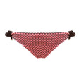 Image for Women's Perforated Bikini Bottom,Coral/Black