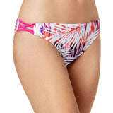 Image for Women's Printed Leaves Plant Bikini Bottom,White