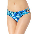 Image for Women's Patterend Bikini Bottom,Blue