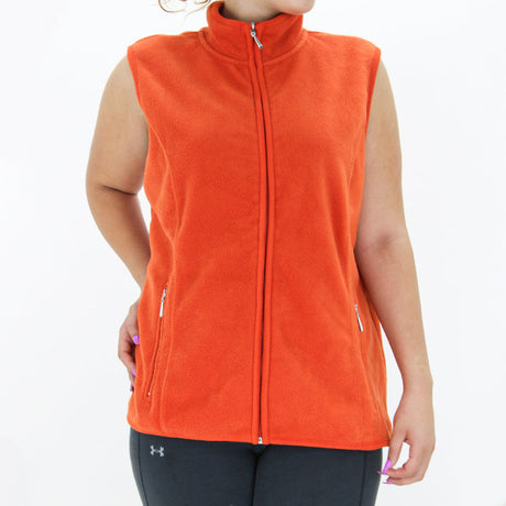 Image for Women's Plain Cashmere Vest,Orange