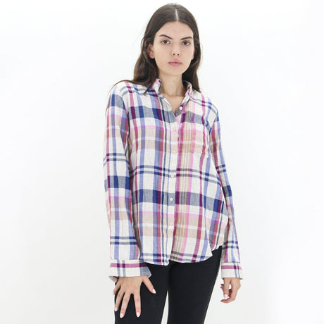 Image for Women's Plaid Casual Shirt,Multi