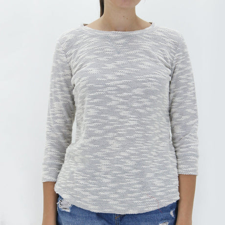 Image for Women's Textured Sweater,Light Grey