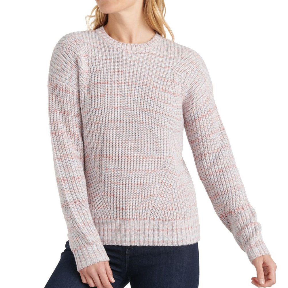 Image for Women's Marled-Knit Crewneck Sweater,Pink