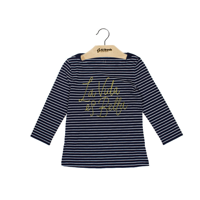 Image for Women's Striped Casual Top,Navy