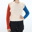 Image for Women's Cable-Knit Hood-Neck Swater,Multi