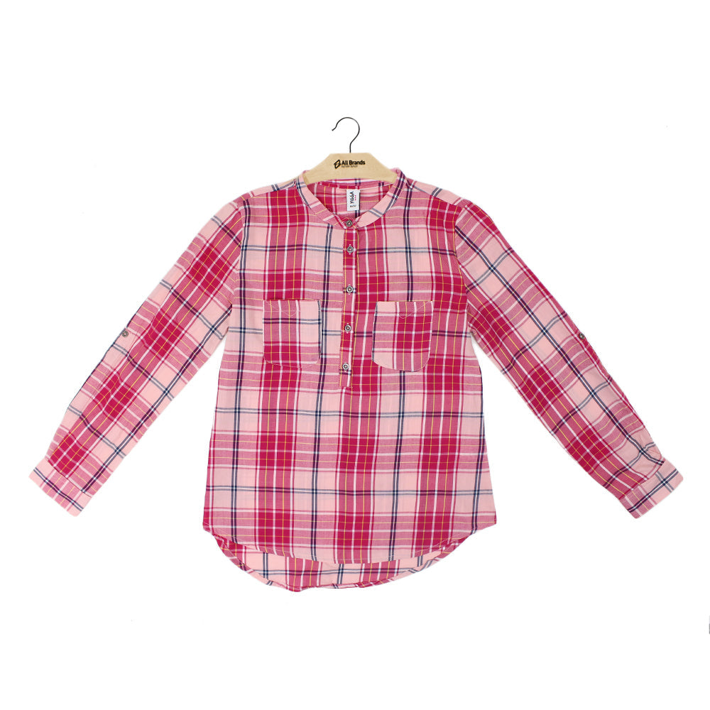 Image for Kids Girl High-Low Top,Pink