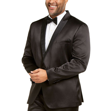 Image for Men's Big & Tall Tuxedo Blazer,Black