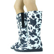 Image for Women's Zipper Closure Printed Boot,White