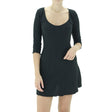 Image for Women's Boucle Knit Short Dress,Black