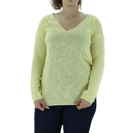 Image for Women's V-Neck Sweater,Yellow