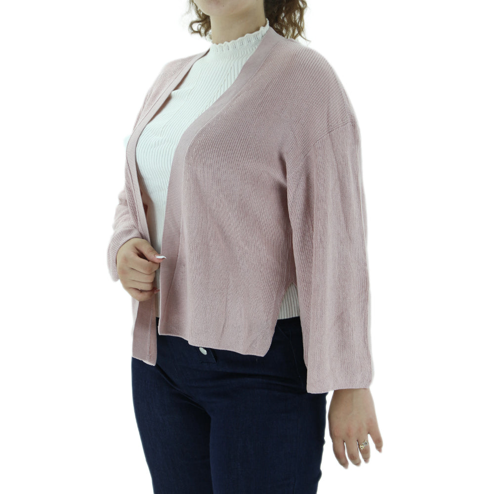 Image for Women's Open Front Cardigan,Pink