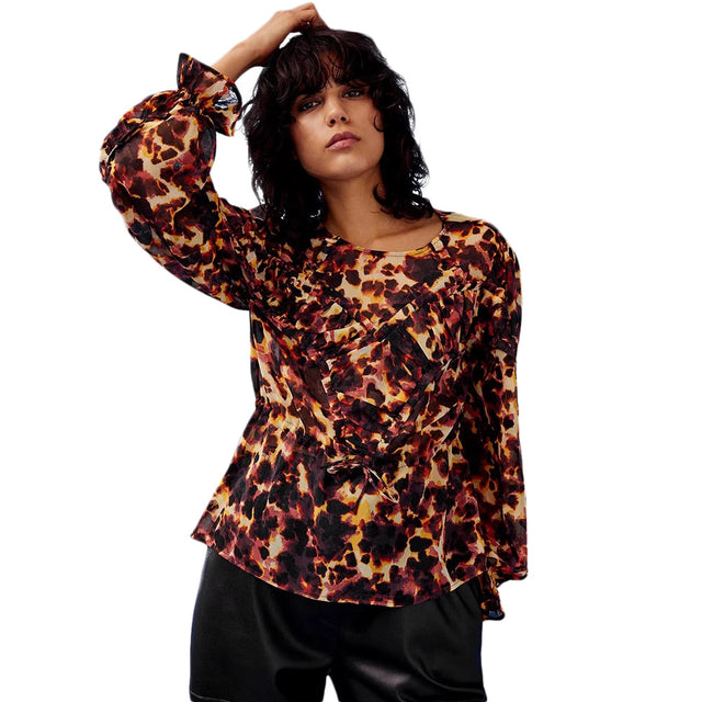 Image for Women's Printed Top,Multi