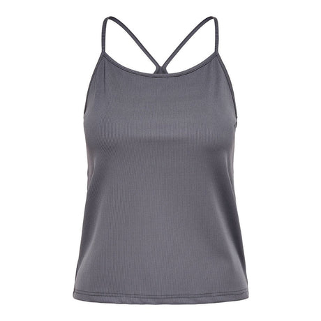 Image for Women's Ribbed Criss Cross Back,Dark Grey