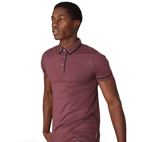 Image for Men's Casual Polo Shirt,Burgundy
