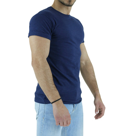Image for Men's Cotton Solid T-Shirt,Navy