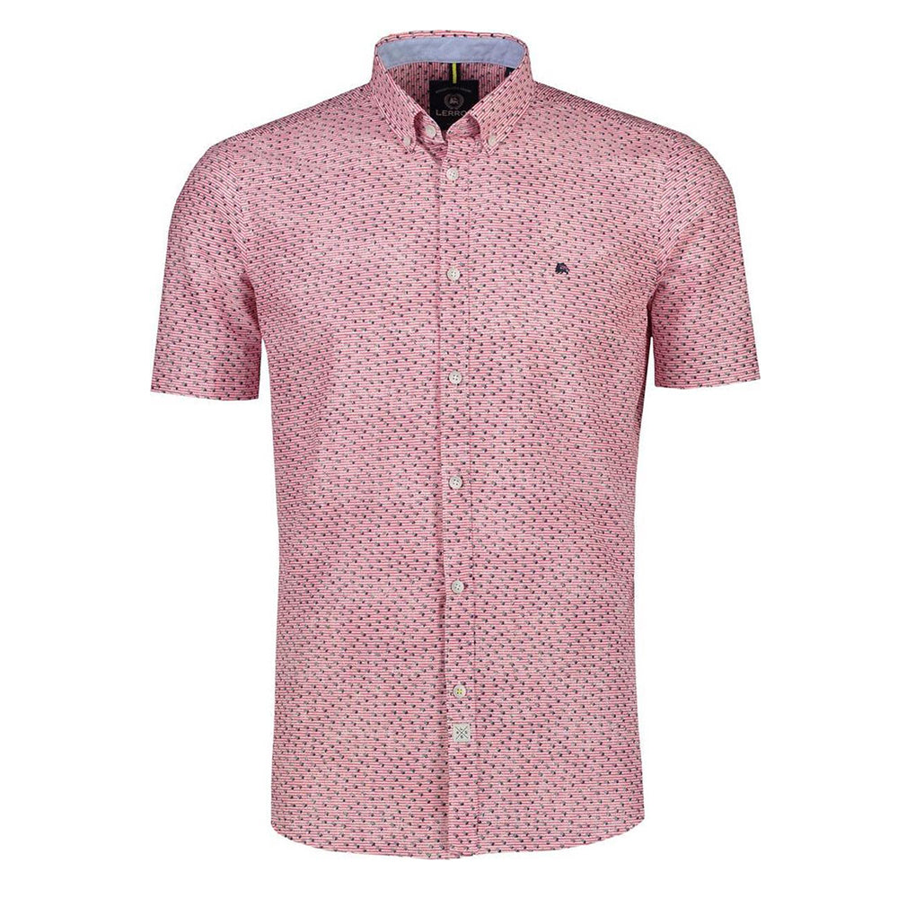 Image for Men's Printed Casual Shirt,Pink