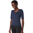 Image for Women's Strappy Back Casual Top,Navy