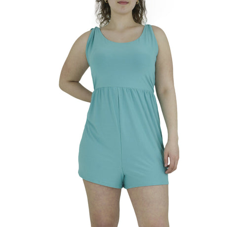 Image for Women's Plain Casual Jumpsuit,Aqua