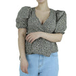 Image for Women's Leopard Print Top,Beige