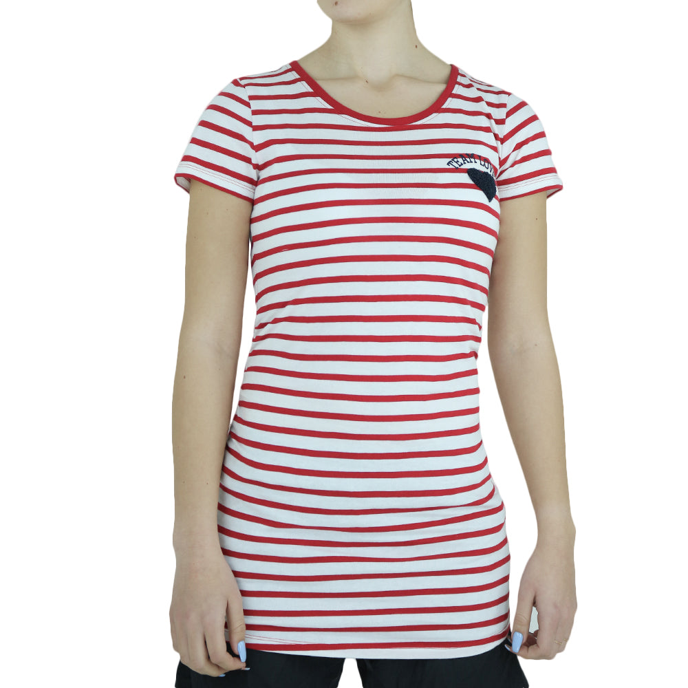 Image for Women's Striped Top,Red