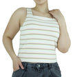 Image for Women's Striped Crop Top,Multi