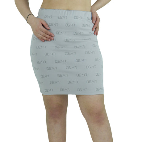 Image for Women's Printed Casual Skirt,Greige