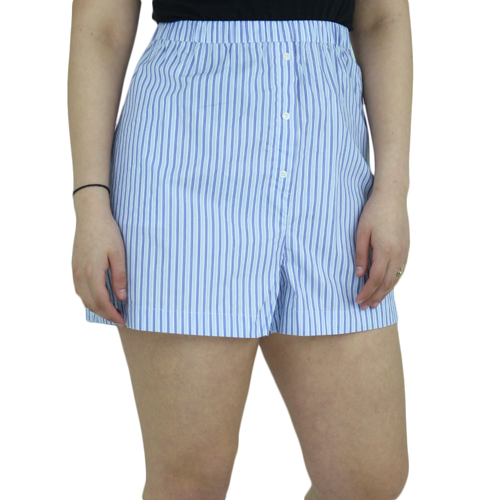 Image for Women's Striped Sleepwear Short,Blue