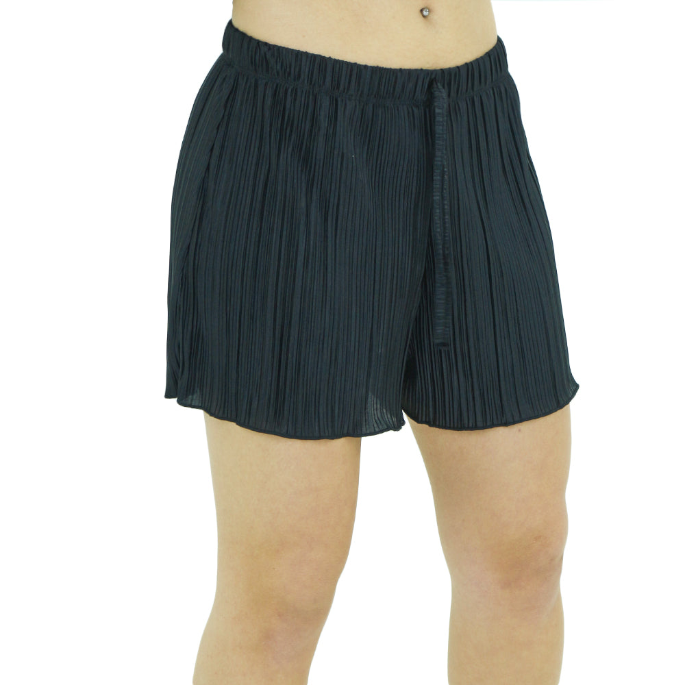 Image for Women's Ribbed Casual Short,Black