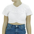 Image for Women's Casual Crop Top,White