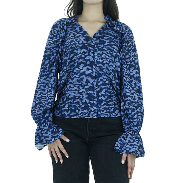 Image for Women's Patterned Top,Navy