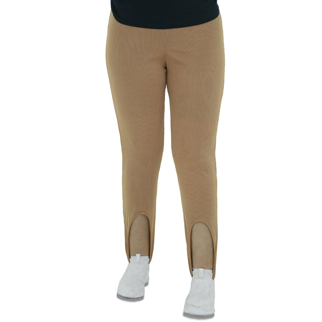 Image for Women's Ribbed Legging,Camel