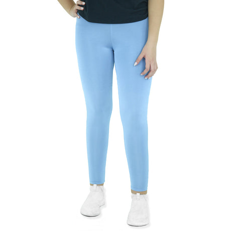 Image for Women's Plain Solid Legging,Blue