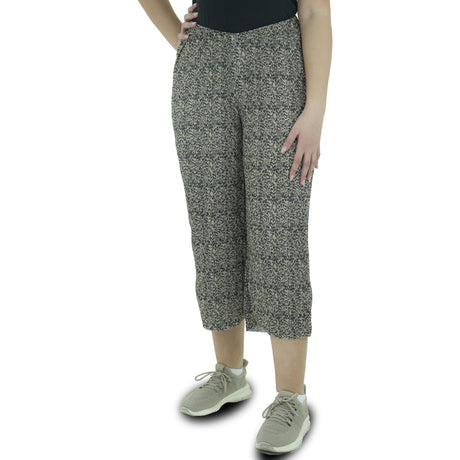 Image for Women's Printed Crop Pant,Camel