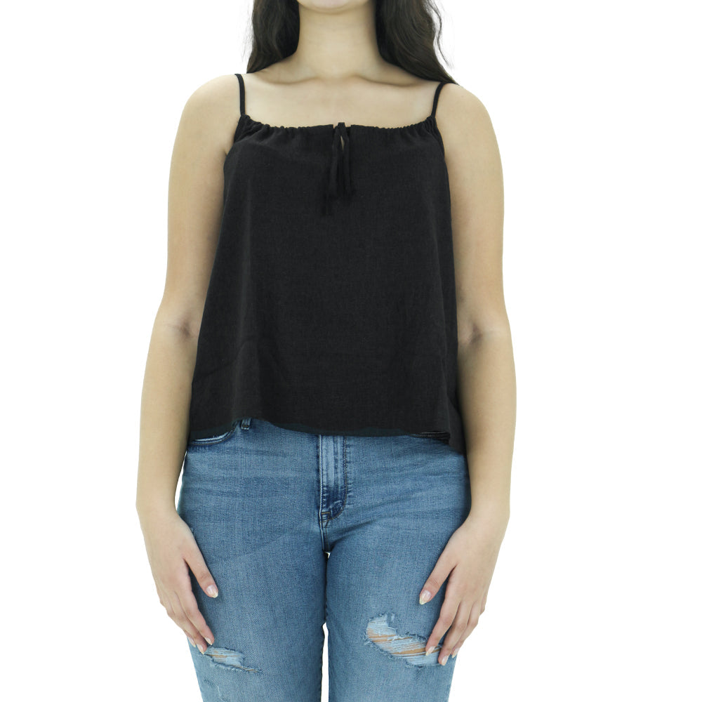 Image for Women's Plain Casual Top,Black