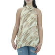 Image for Women's Camouflage Print Top,Beige
