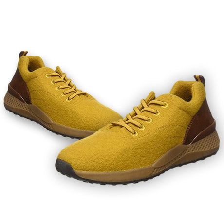 Image for Women's Multi-Fabric Casual Shoes,Mustard