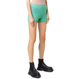 Image for Women's Ribbed Skinny Mini Short,Green