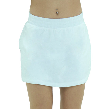 Image for Women's Plain Mini Skort,White