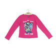 Image for Kids Girl Graphic Casual Top,Fuchsia