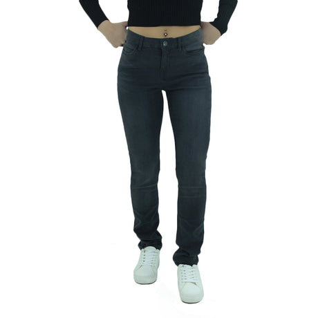 Image for Women's Washed Skinny Jeans,Dark Grey