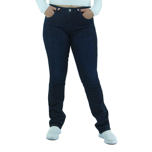 Image for Women's Straight Fit Jeans,Navy