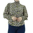 Image for Women's Smocked Floral Top,Multi