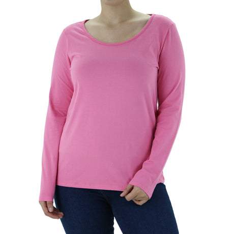 Image for Women's Plain Casual Top,Pink
