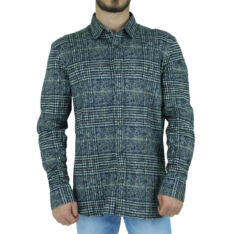 Image for Men's Textured Dress Shirt,Olive
