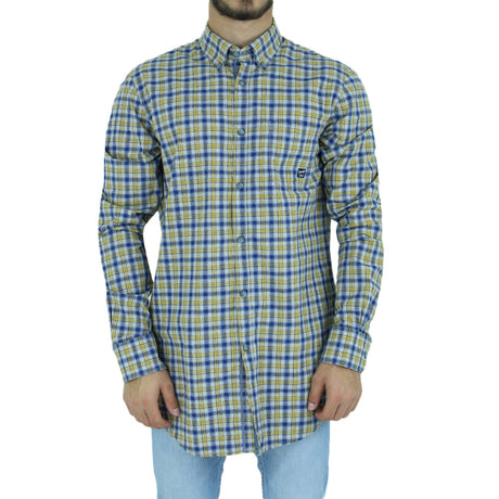 Image for Men's Checkered Dress Shirt,Multi
