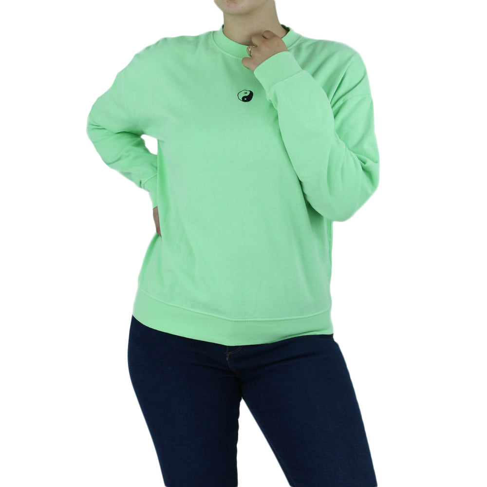 Image for Women's Embroidred Sweater,Light Green